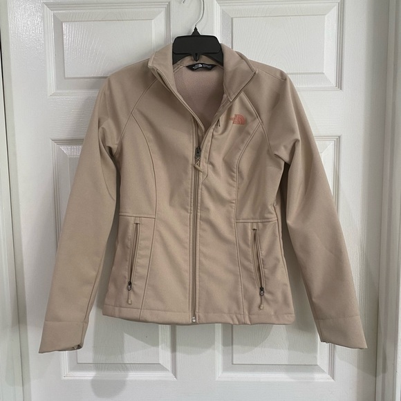 The North Face Jackets & Blazers - The North Face Womens Tan Windwall Softshell Full-Zip Jacket Size Small